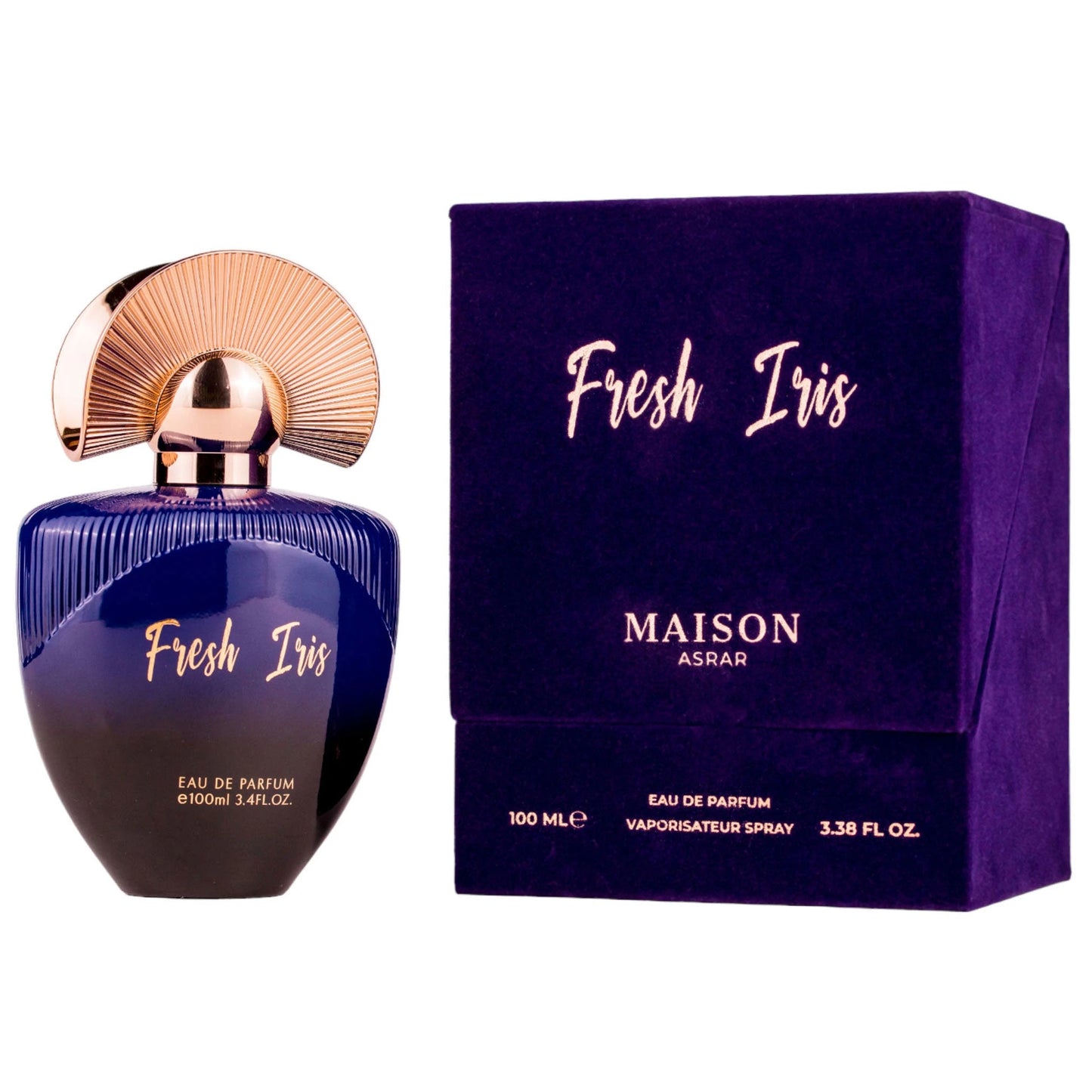 Fresh Iris By Maison Asrar 100 ml – Parfum arabesc original import Dubai inspirat din Interlude Black Iris Amouage