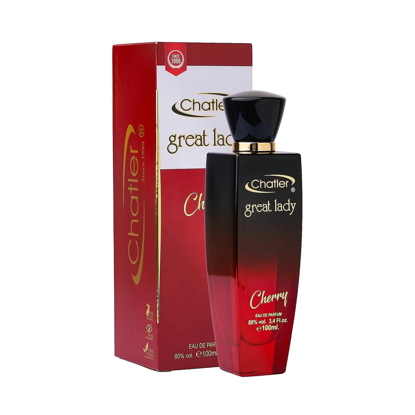 Apa de parfum Chatler – CH Great Lady Cherry 100 ml – Inspirat din Good Girl Very Good Girl
