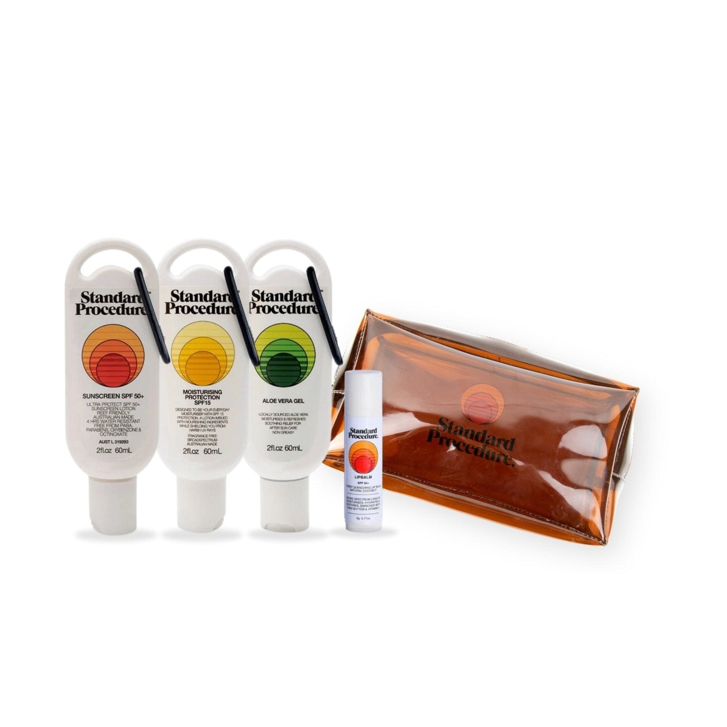 SMALL POUCH PACK TRAVEL SIZE - Set Complet SPF +Aloe Vera