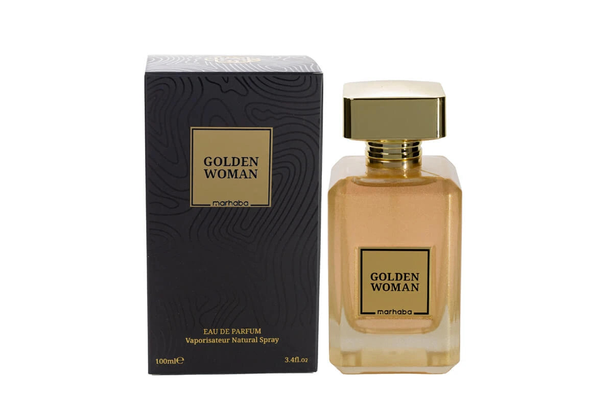 Golden Woman by Marhaba 100 ml – Parfum arabesc original import Dubai inspirat din Woman In Gold, Kilian
