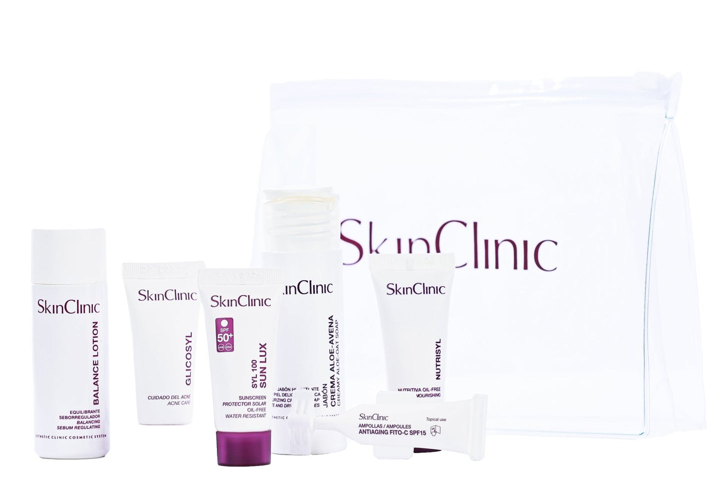 TRAVEL KIT OILY TO COMBINATION - Kit Pentru Ten Mixt Sau Gras