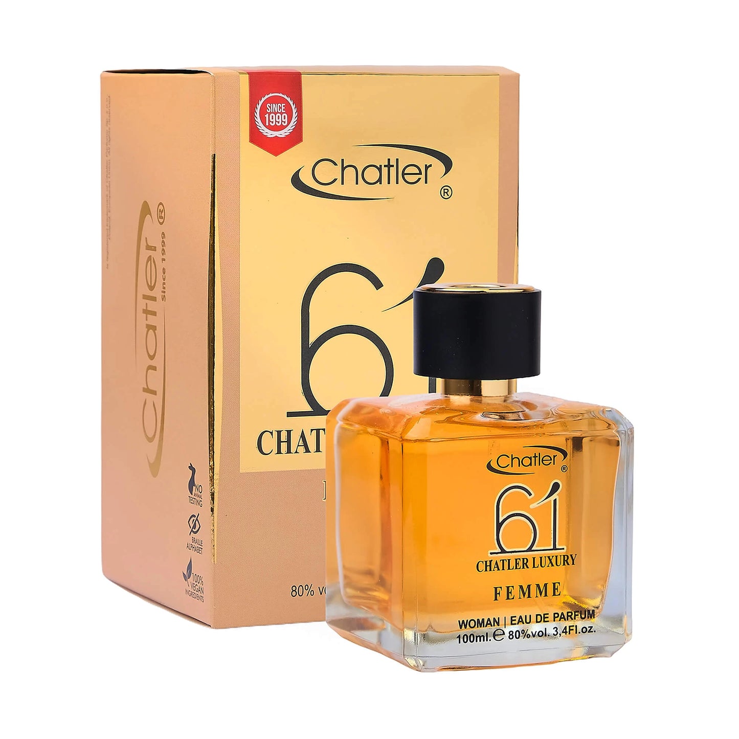 Apa de parfum Chatler – 61 Luxury Femme 100 ml – Inspirat din G.A. Si