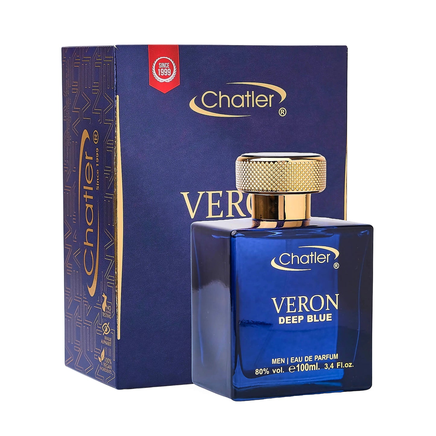 Apa de parfum Chatler – CH Veron Deep Blue Men 100 ml – Inspirat din V. Dylan Blue Men