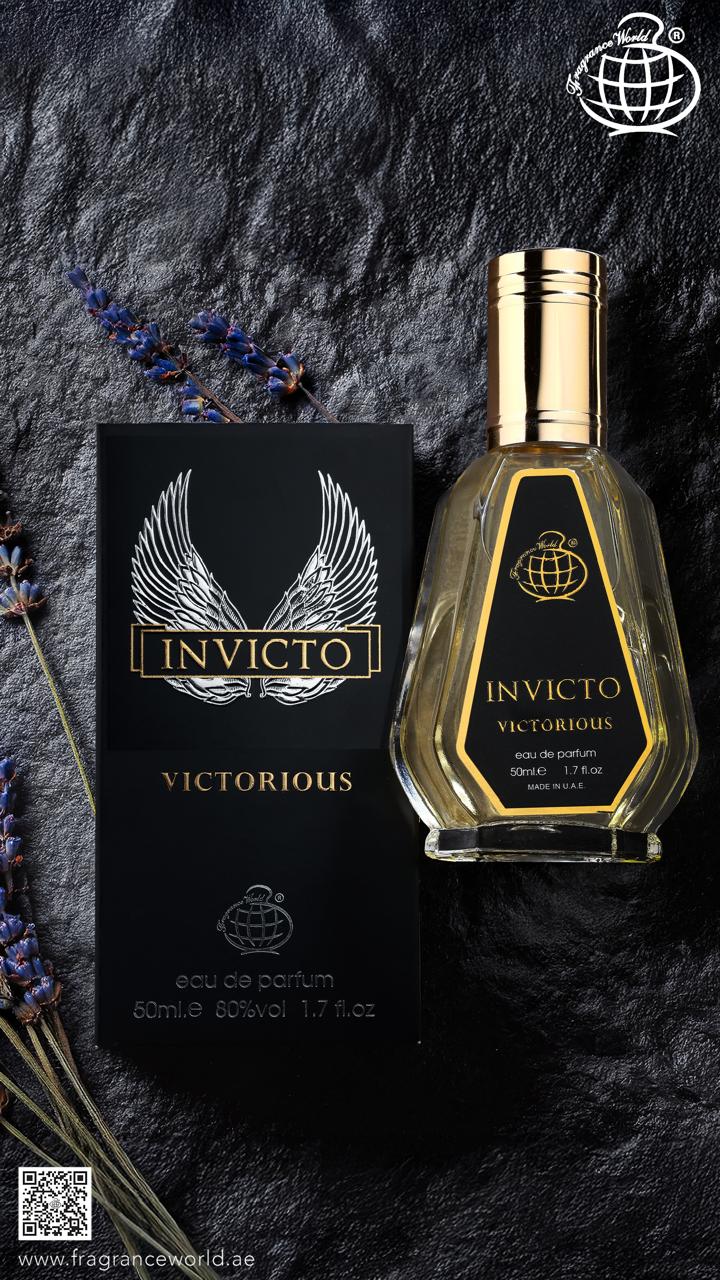 Apa de Parfum Invicto Victorious by Fragrance World, Barbati, 50 ml