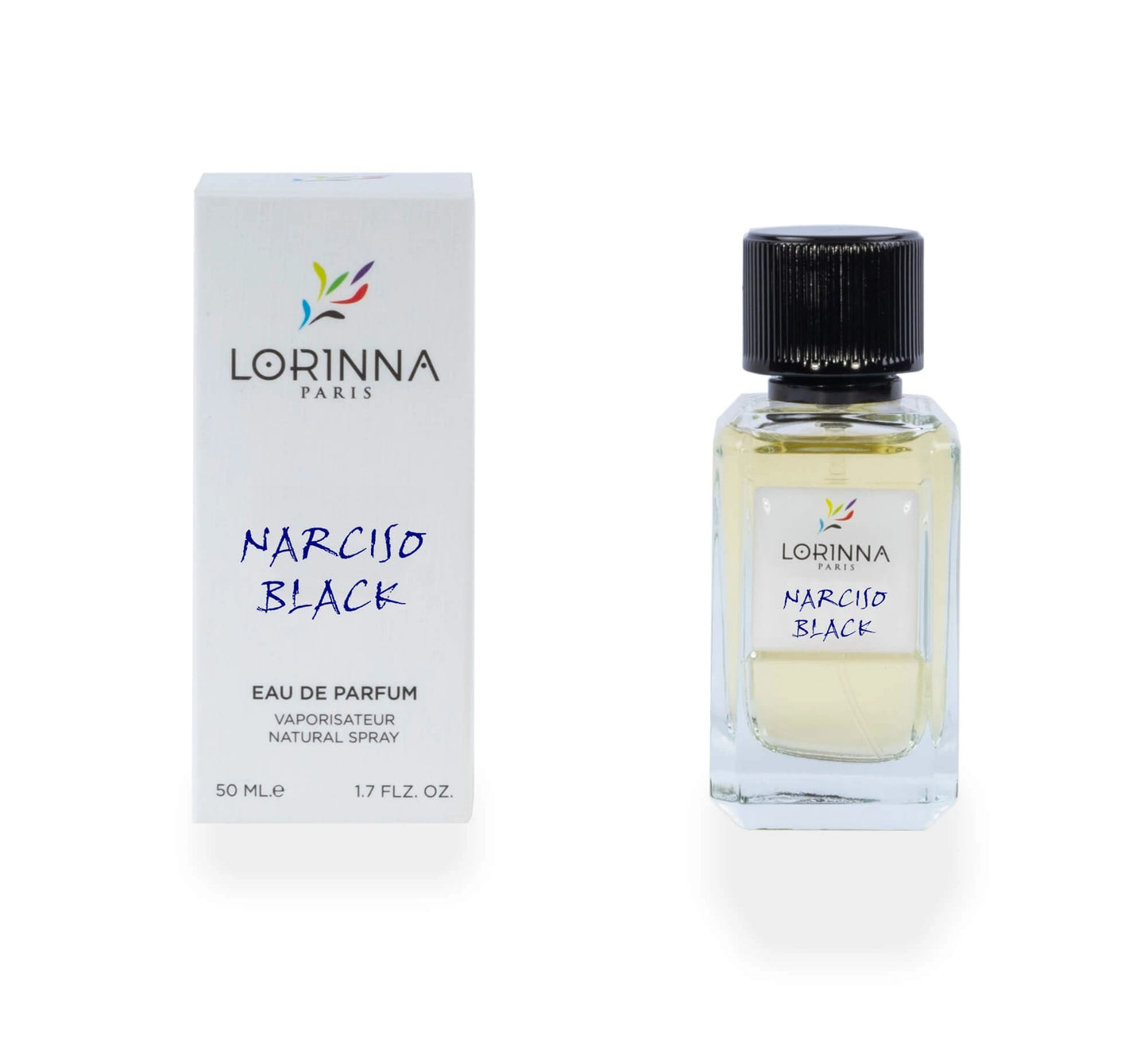 Lorinna Narciso Black apa de parfum, 50 ml, de dama inspirat din Narciso R. For Her
