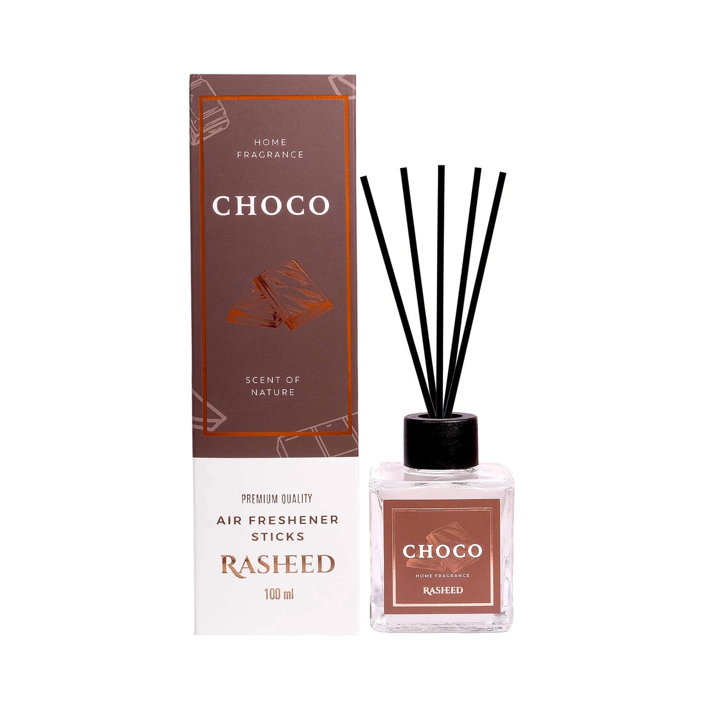 Odorizant de camera Rasheed 100 ml esenta Ciocolata