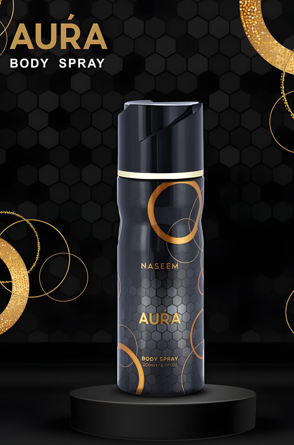 Body Spray Naseem, Aura, Unisex, 200 ml