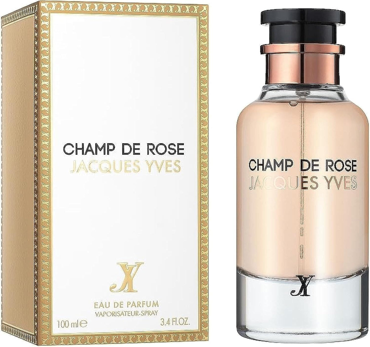 Apa de Parfum Fragrance World, Jacques Yves Champ De Rose, Femei, 100 ml