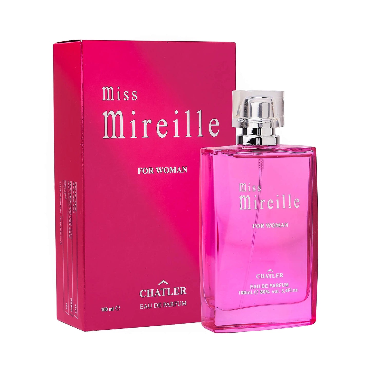 Apa de parfum Chatler – Miss Mireille 100 ml – Inspirat din Lanc. Miracle