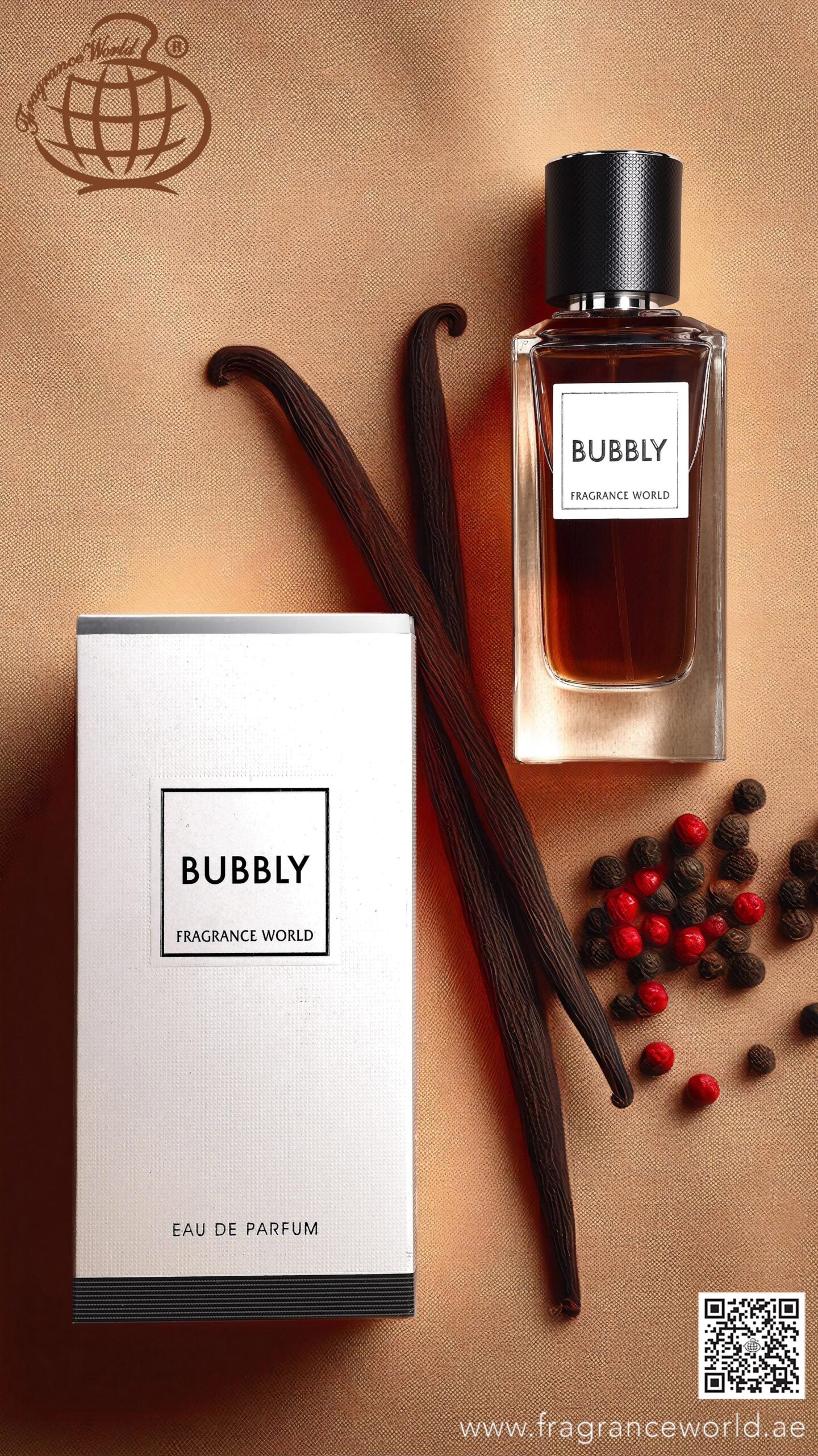 Apa de Parfum Bubbly by Fragrance World, Unisex, 100 ml