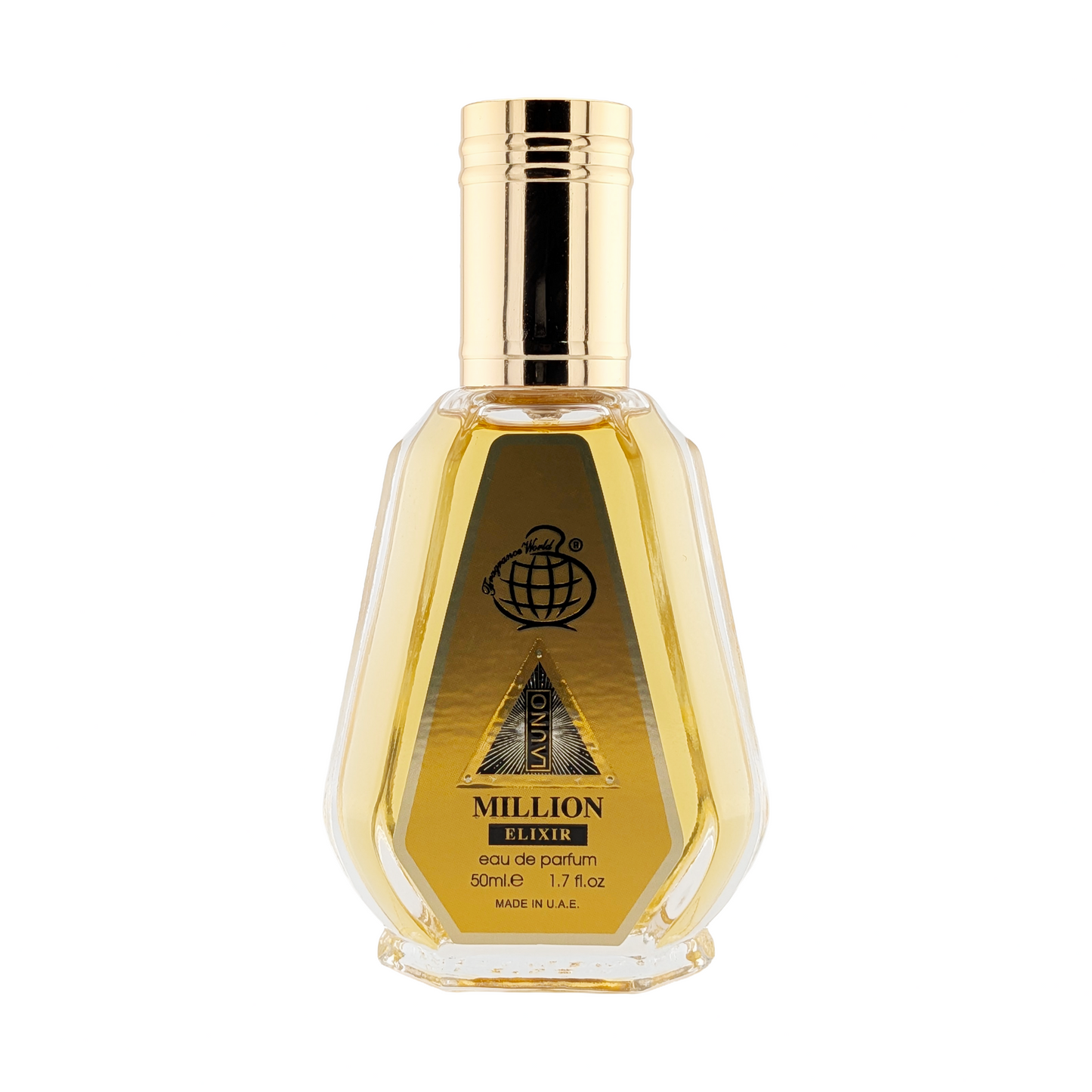 Apa de Parfum Fragrance World, La Uno Million Elixir, Barbati, 50 ml