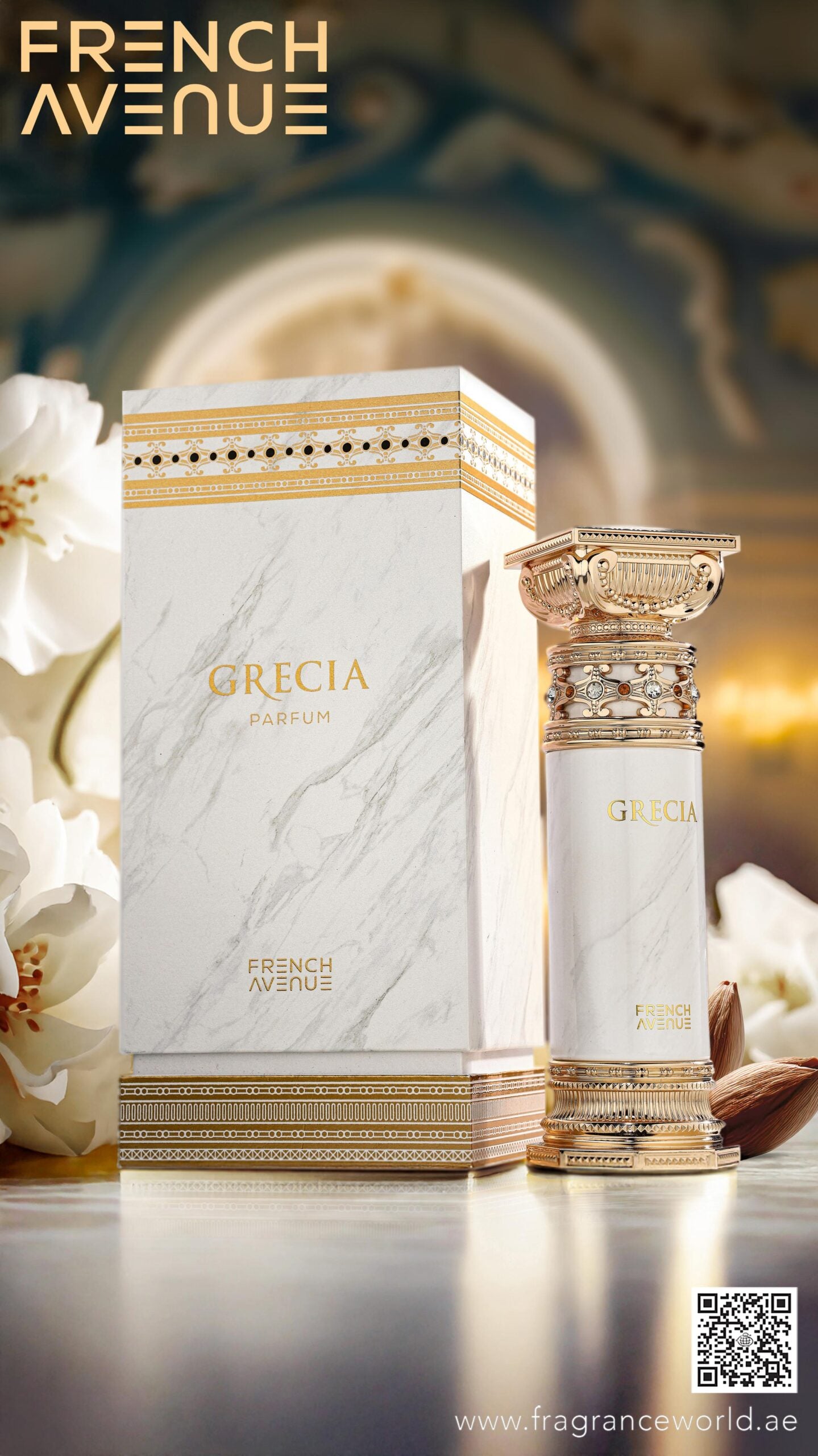 Apa de Parfum Grecia White by French Avenue, Femei, 100 ml