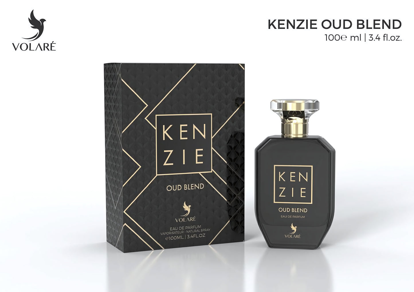 Apa de Parfum Kenzie Oud Blend by Mamlakt Al Oud, Unisex, 100 ml