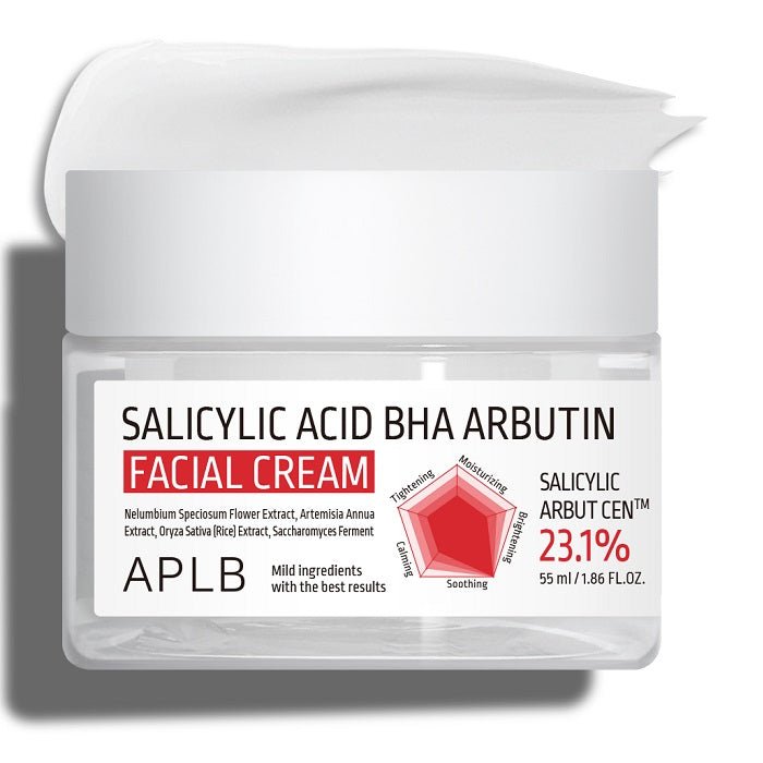 SALICYLIC ACID BHA ARBUTIN FACIAL CREAM - Crema Concentrata Pentru Tenul Predispus La Imperfectiuni