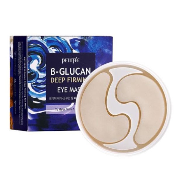 Petitfee Beta Glucan Hydrogel Eye Patch, 60 buc, Plasturi pentru ochi cu beta-glucan
