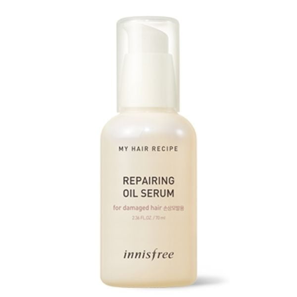 Ulei pentru par deteriorat, Innisfree, My hair recipe oil serum, 70ml
