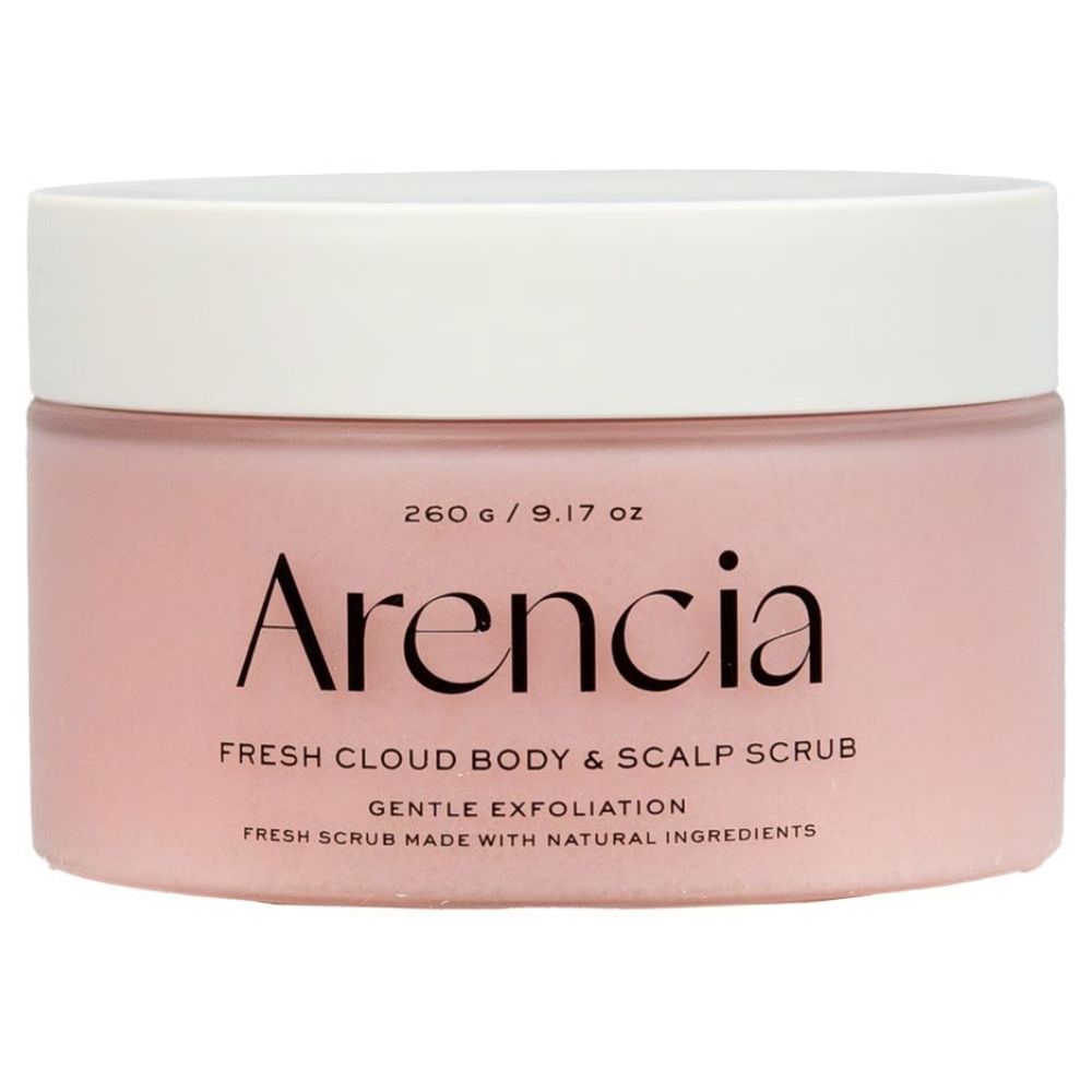 Arencia Fresh Cloud Body and Scalp Scrub, Lavender and Pear, 260g