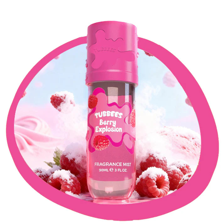 Body Mist Tubbees Berry Explosion, Unisex, 90 ml