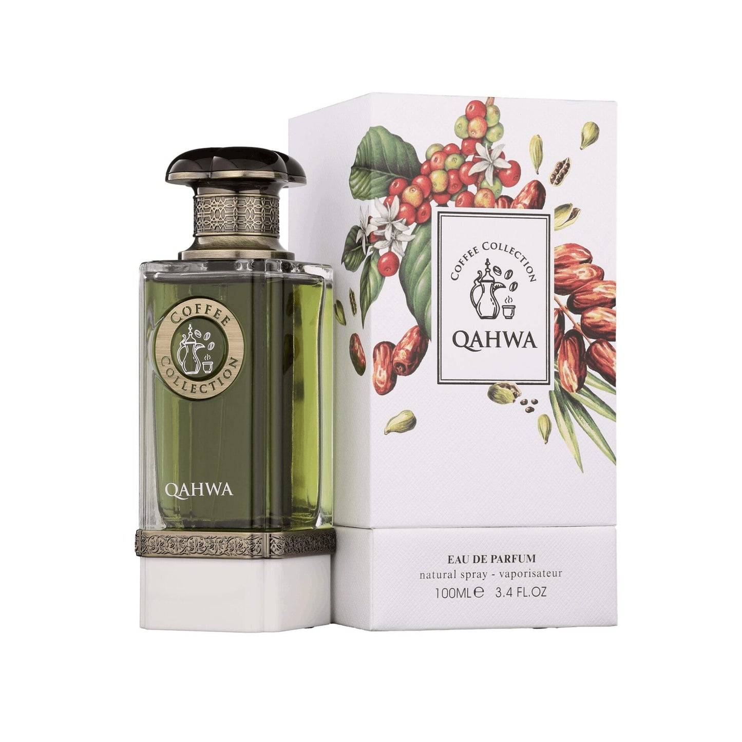 Apa de Parfum Fragrance World, Qahwa, Coffee Collection, Unisex, 100 ml