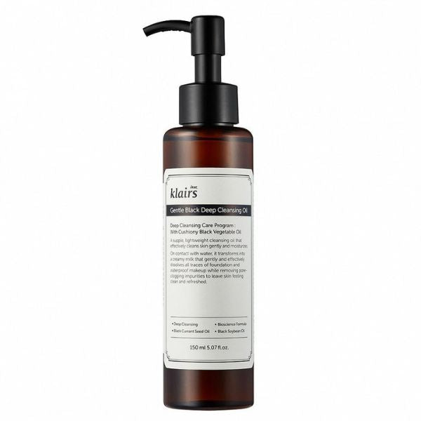 Dear, Klairs Gentle Black Deep Cleansing Oil, 150ml