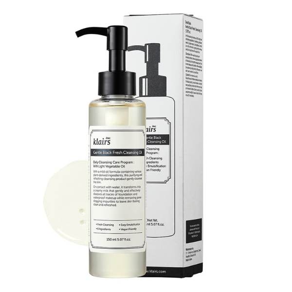Dear, Klairs Gentle Black Fresh Cleansing Oil