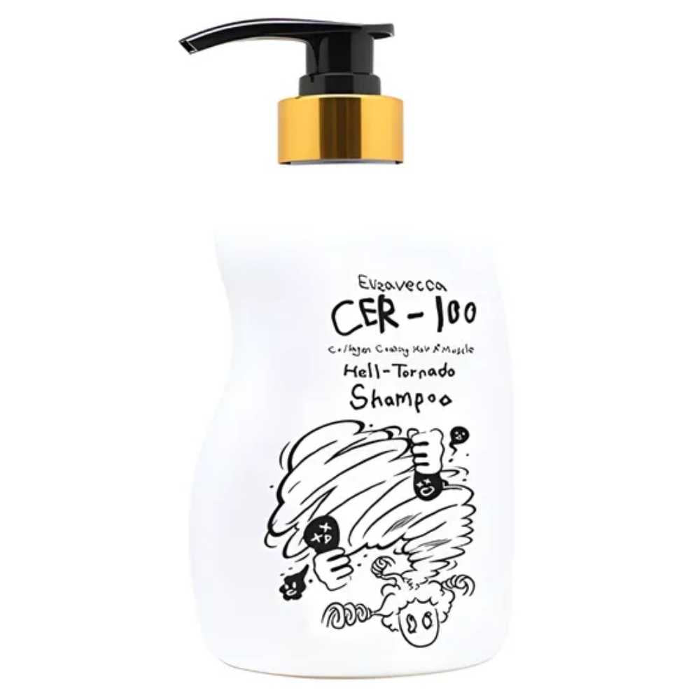 Elizavecca Cer-100 Collagen Coating Hair A+ Muscle Hell-Tornado Shampoo, 500ml