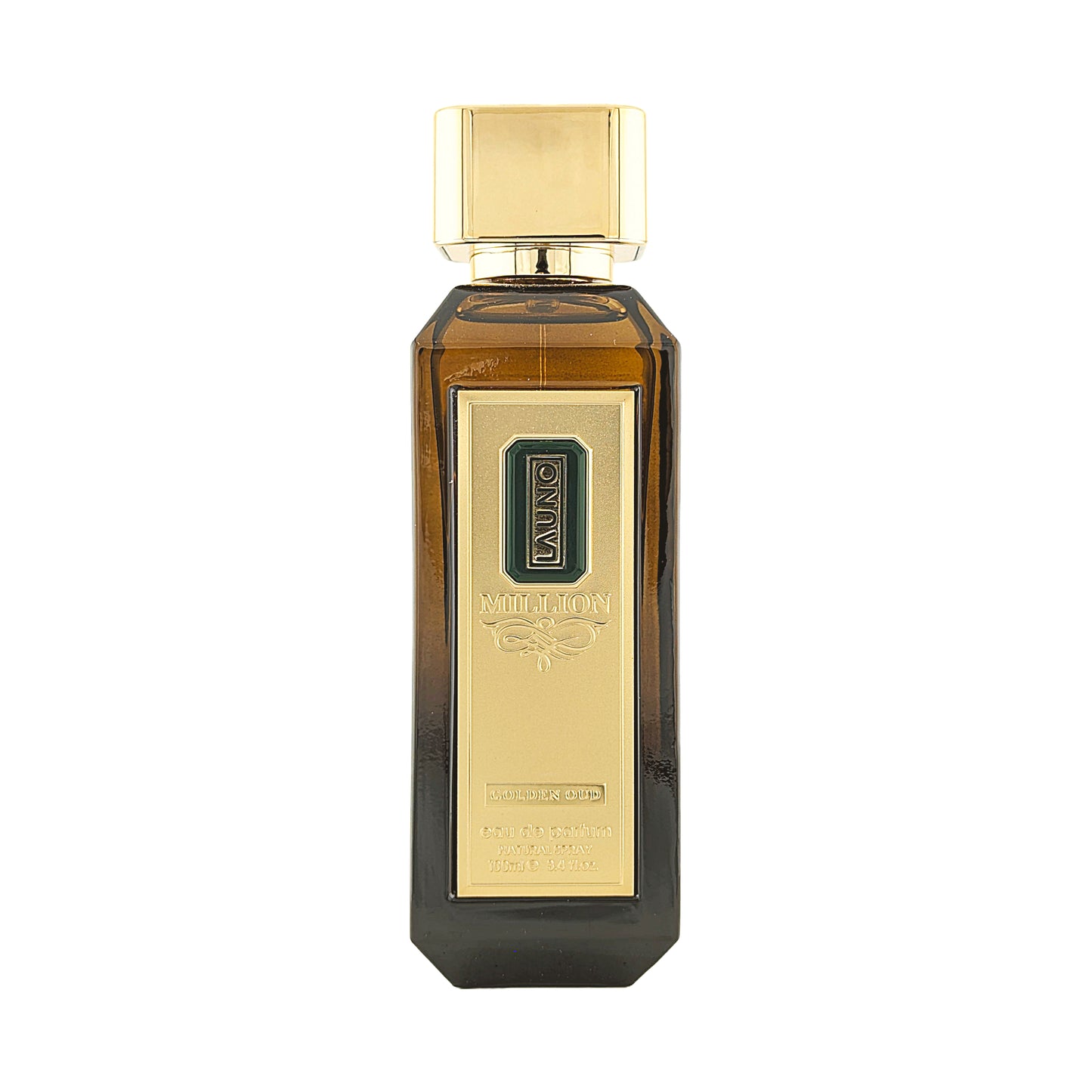 Apa de Parfum Fragrance World, La Uno Million Golden Oud, Barbati, 100 ml
