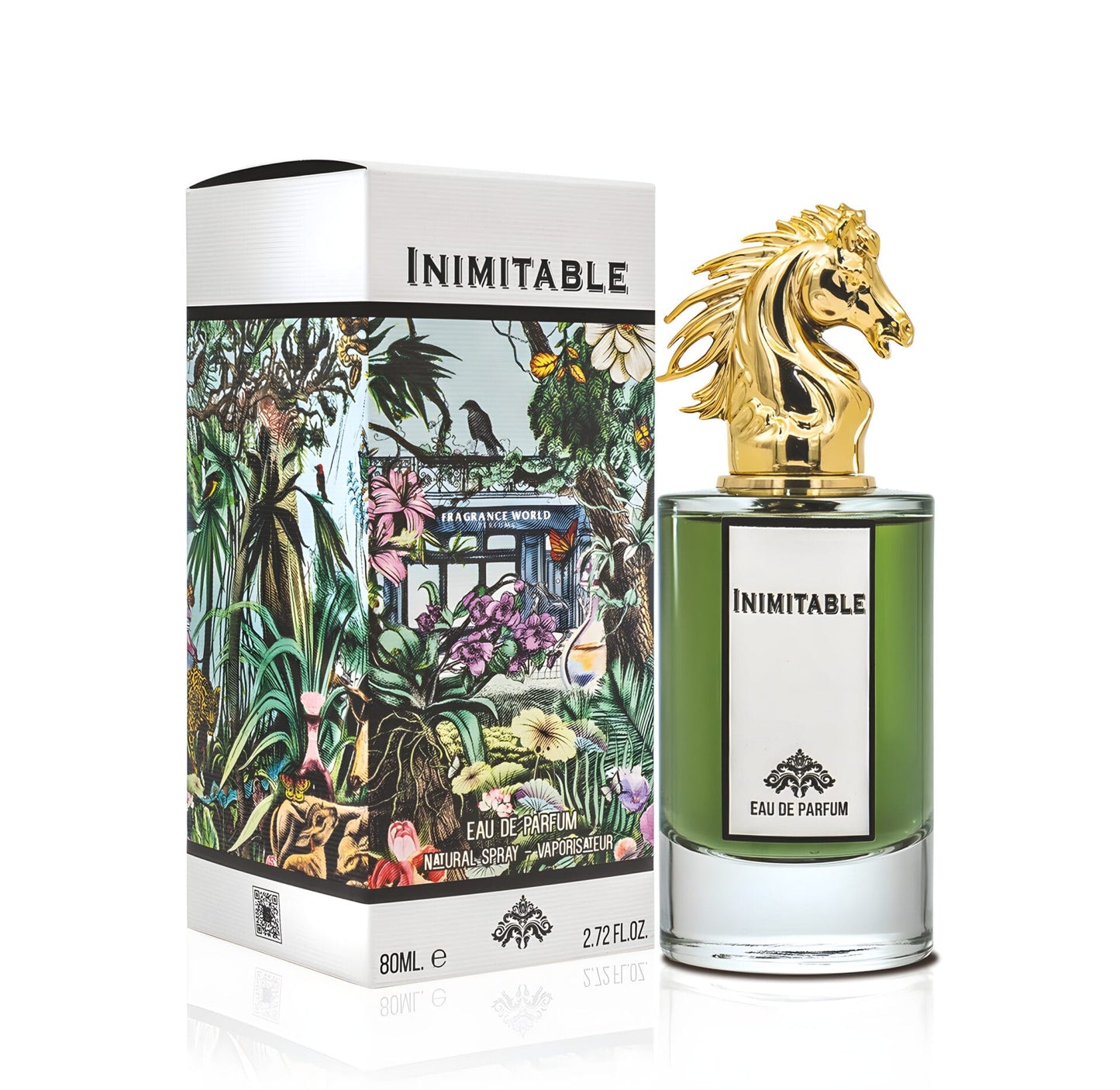 Apa de Parfum Fragrance World, Inimitable, Barbati, 80 ml