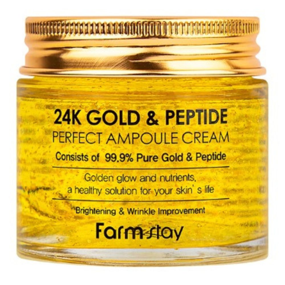Farmstay 24K Gold & Peptide Perfect Ampoule Cream, 80ml