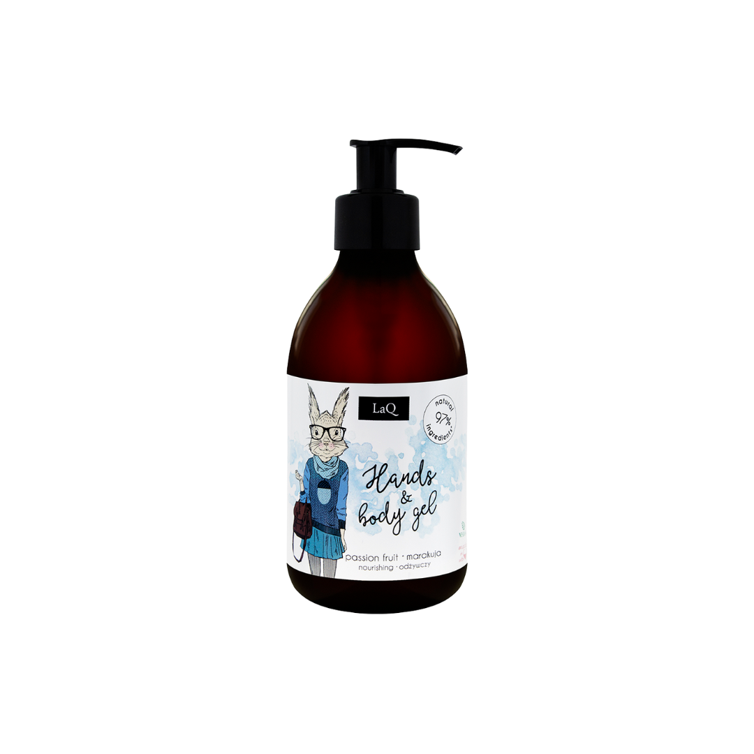 Gel de curatare pentru maini si corp fructul pasiunii, 300ml | LaQ