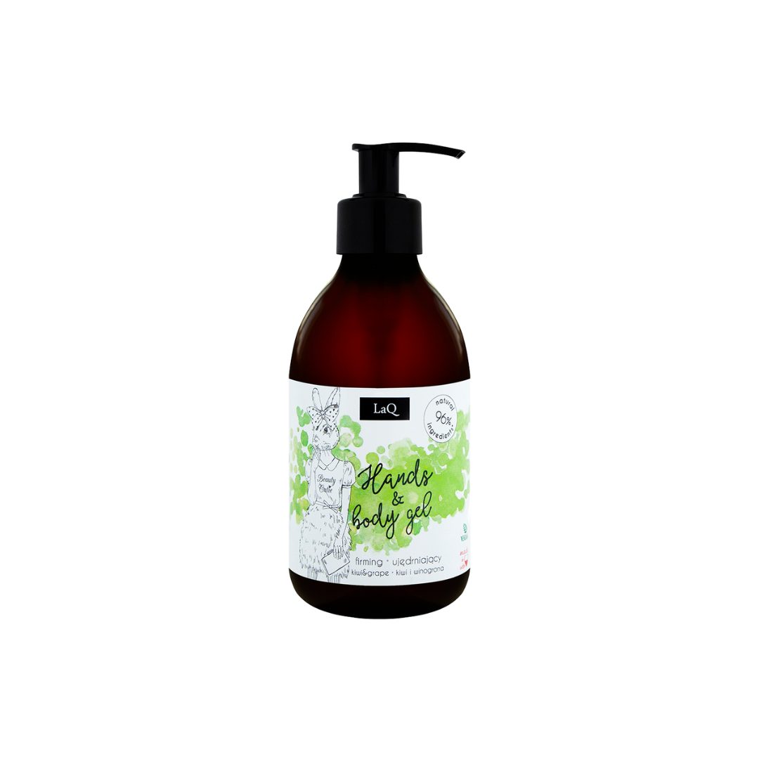 Gel de curatare pentru maini si corp kiwi si struguri, 300ml | LaQ