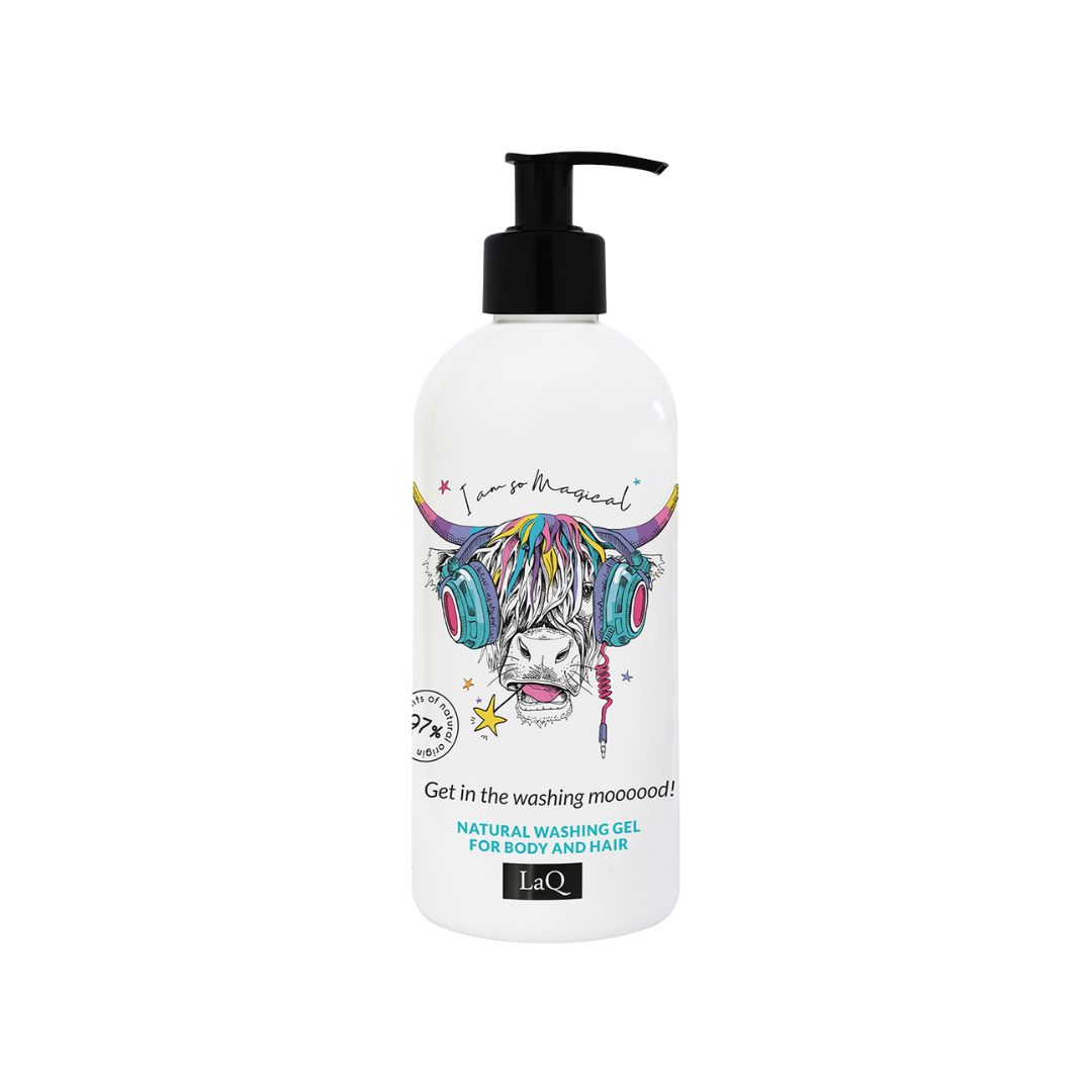 Gel de dus si sampon COW, 300ml | LaQ