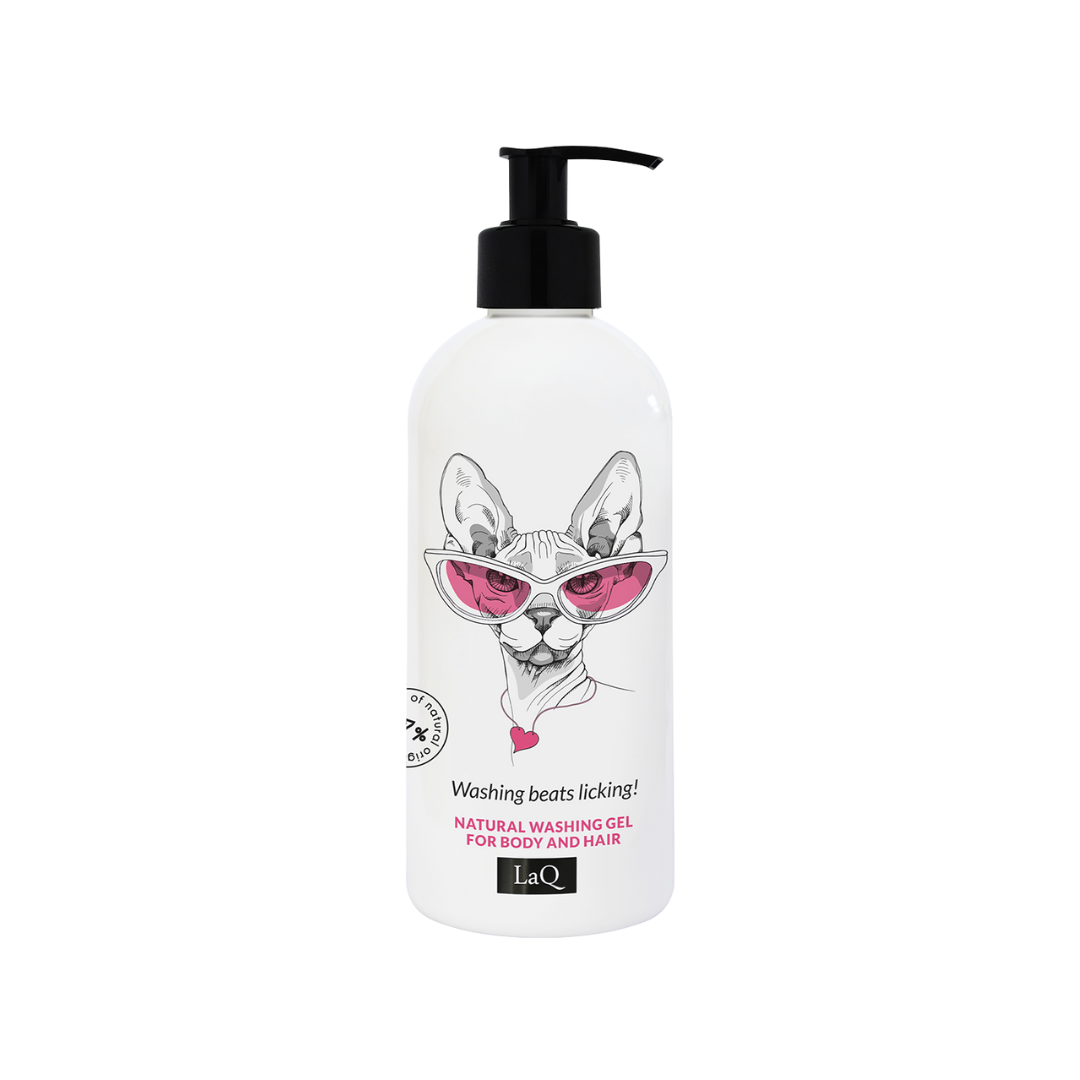 Gel de dus si sampon KITTY, 300ml | LaQ
