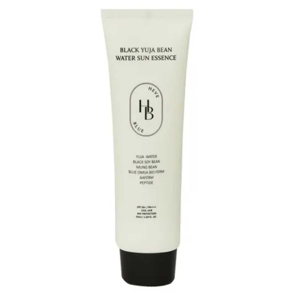 Heveblue Black Yuja Bean Water Sun Essence, 50ml