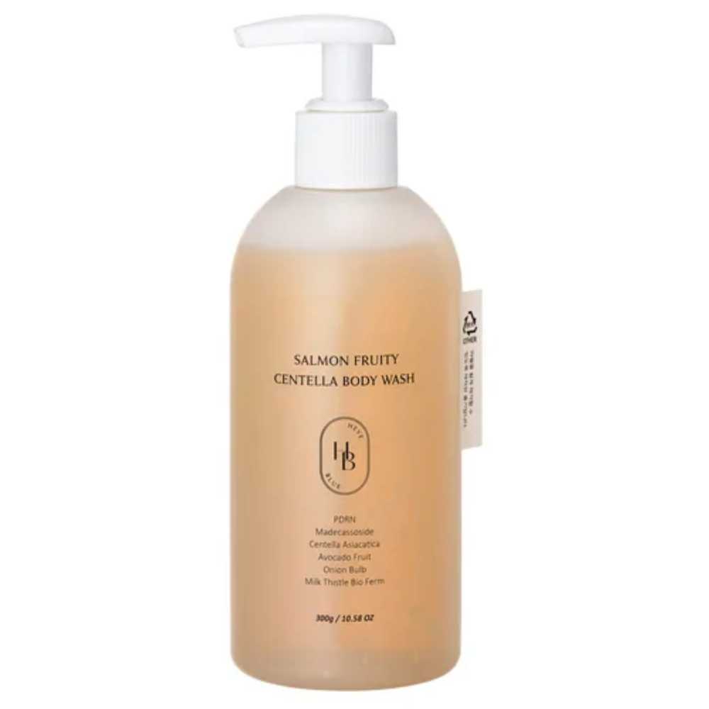 Heveblue Salmon Fruity Centella Body Wash, 300g