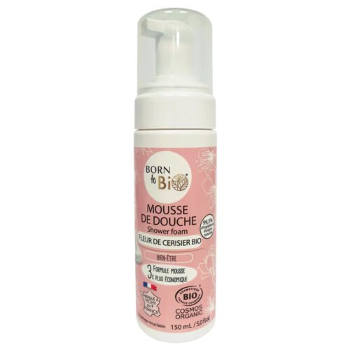 Gel de dus spuma cu flori de cirese -Born to bio- 150ml