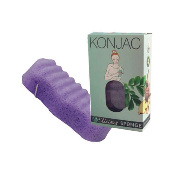 Elicious, Burete Konjak pentru corp, Lavanda