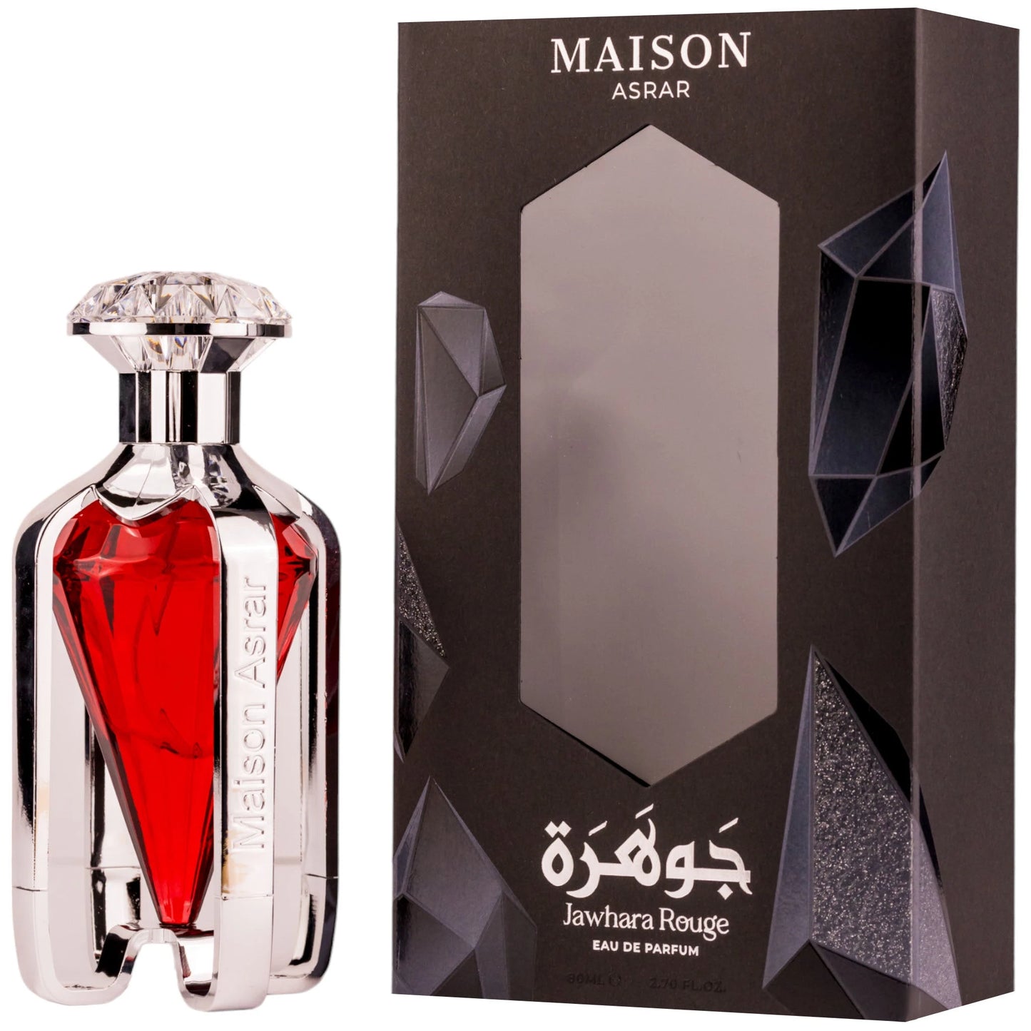 Jawhara Rouge By Maison Asrar 100 ml – Parfum arabesc original import Dubai inspirat din Hibiscus Mahajád Maison Crivelli