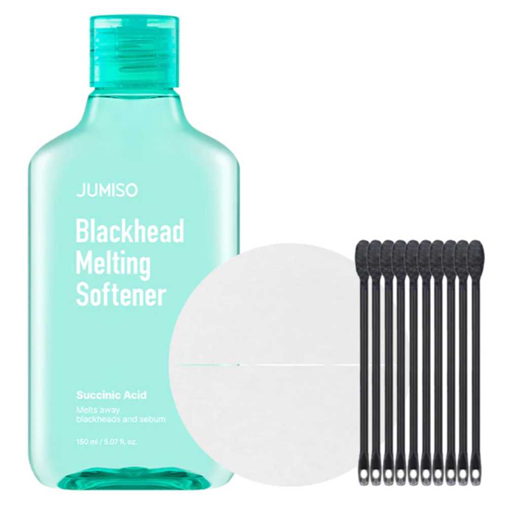 Jumiso Blackhead Melting Softener, 150ml + 40 cotton pads + 10 cotton swabs