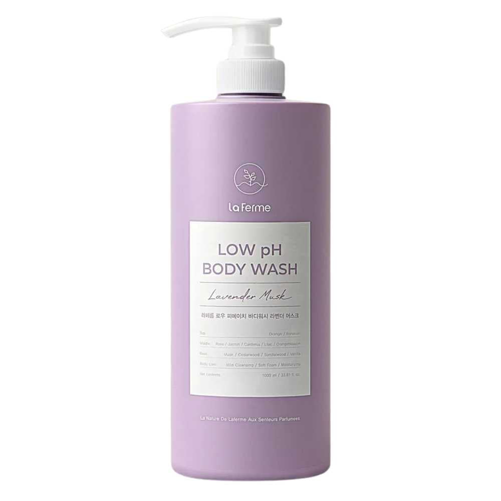 LaFerme Low pH Body Wash Lavender Musk, 1000ml