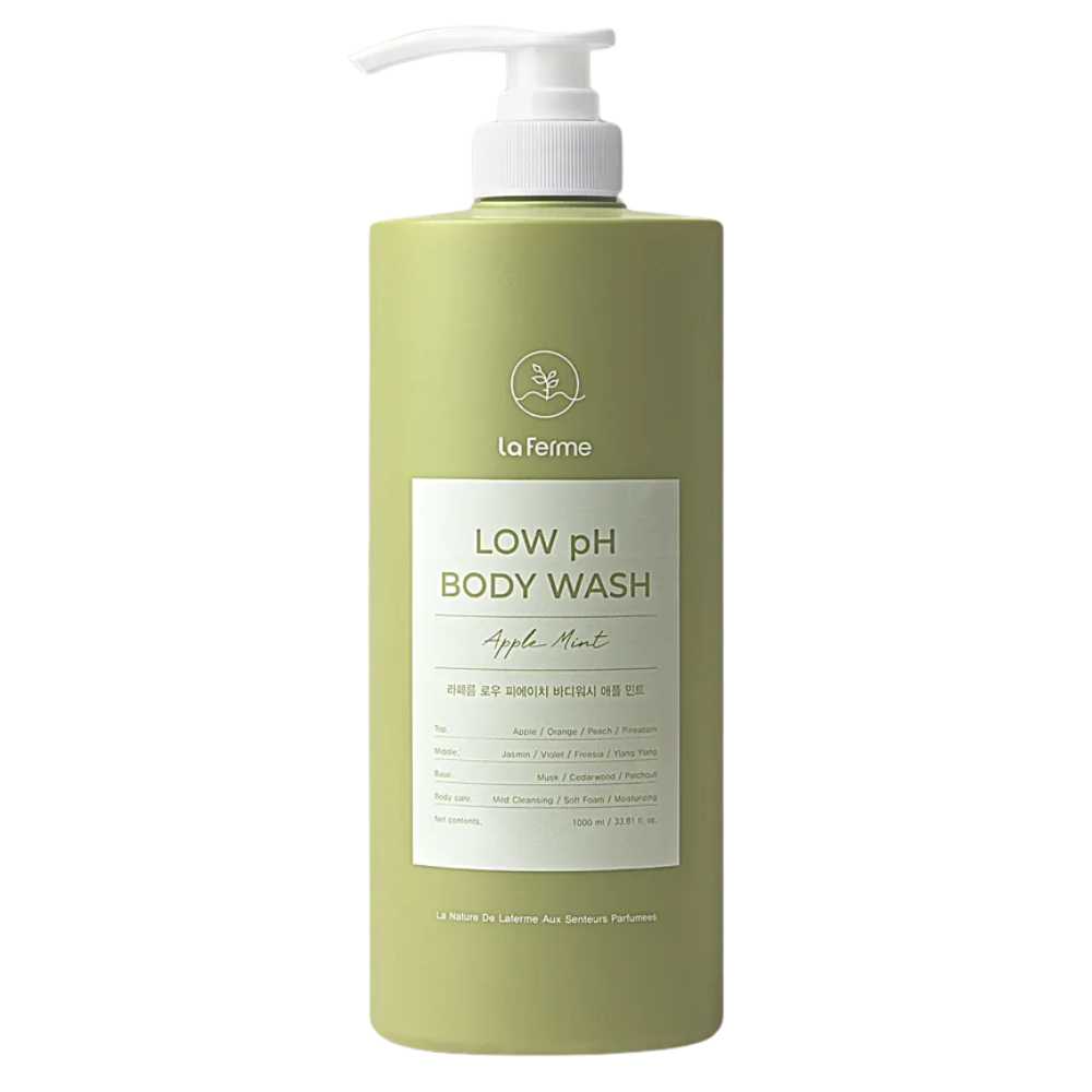 LaFerme Low pH Body Wash Apple Mint, 1000ml