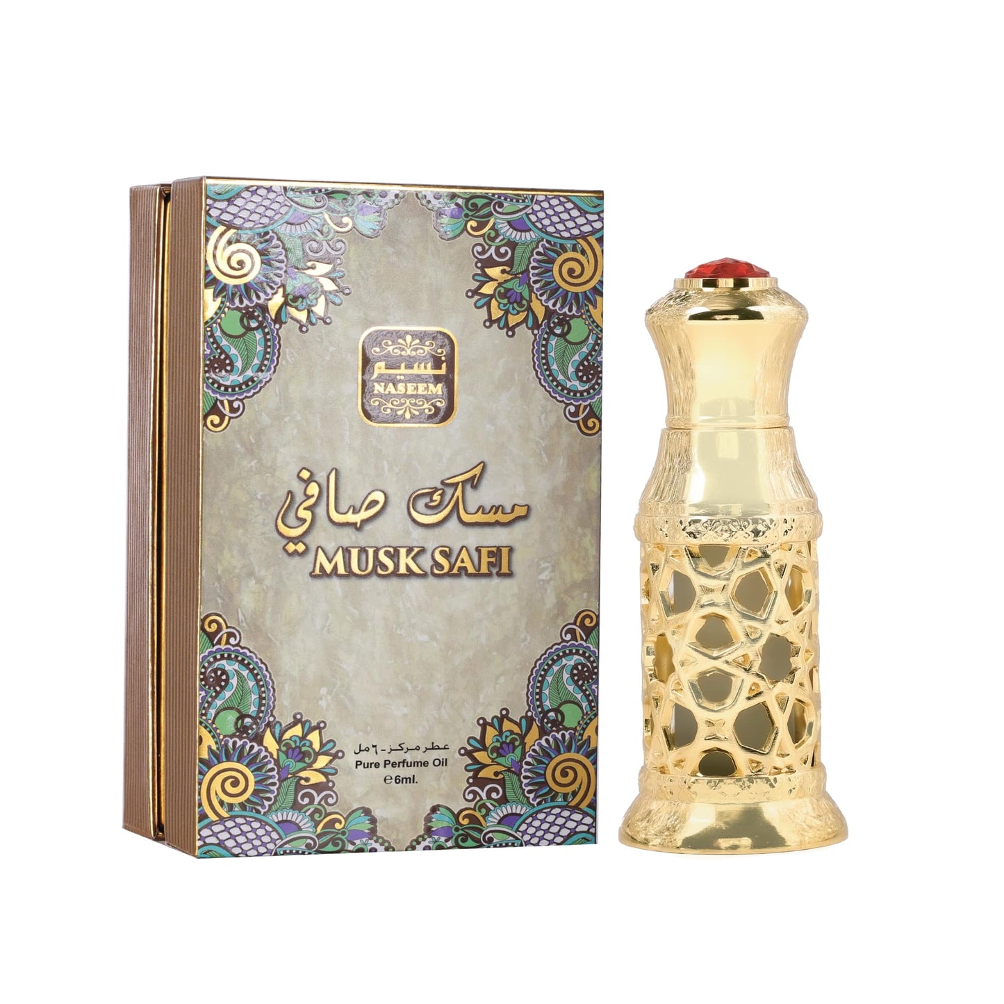 Ulei de Parfum Concentrat Naseem Musk Safi, Unisex, 6 ml