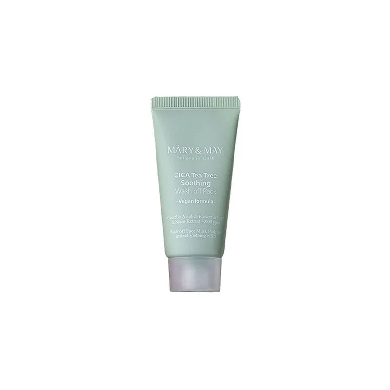 Masca tip wash-off cu extract de centella asiatica si arbore de ceai - mini, 30g | Mary and May