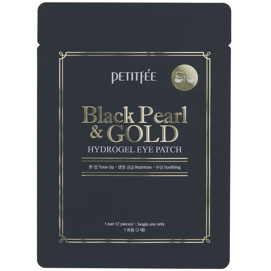 Masca de hidrogel cu perle negre si aur, 32g | Petitfee
