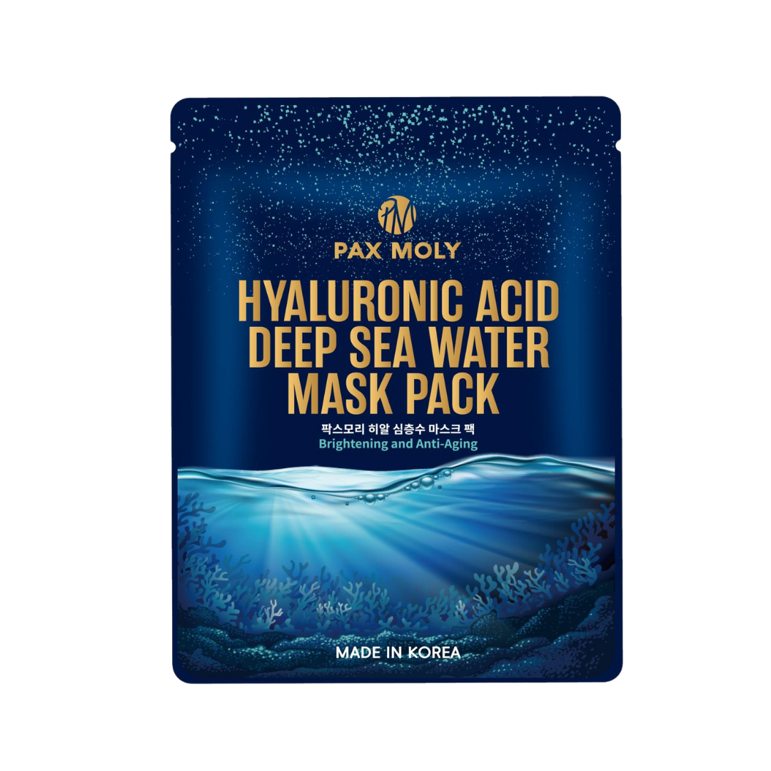 Masca tip servetel cu acid hialuronic si minerale marine, 25ml | PaxMoly