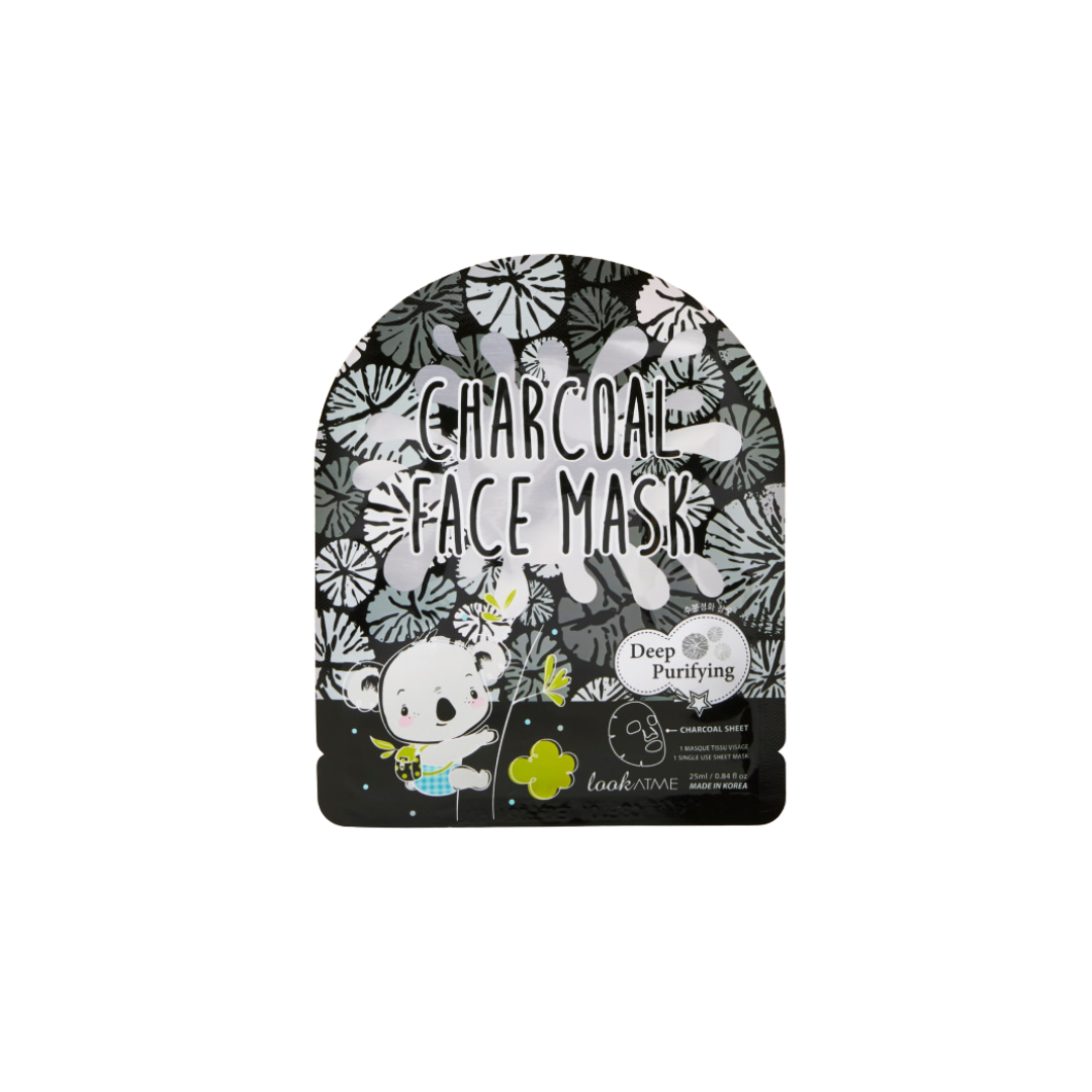 Masca tip servetel pentru curatare in profunzime cu carbune negru, 25ml | Look At Me