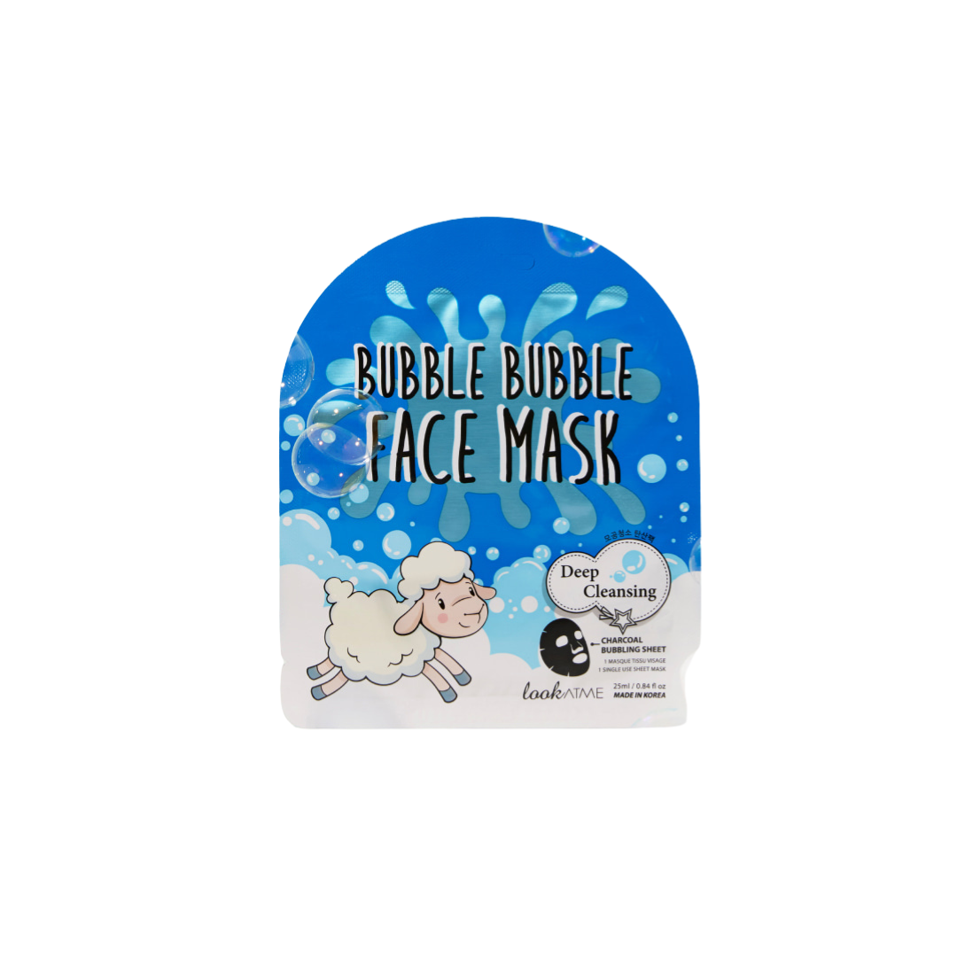 Masca tip servetel pentru curatare in profunzime cu oxigen, CO2 si carbune negru, 25ml | Look At Me
