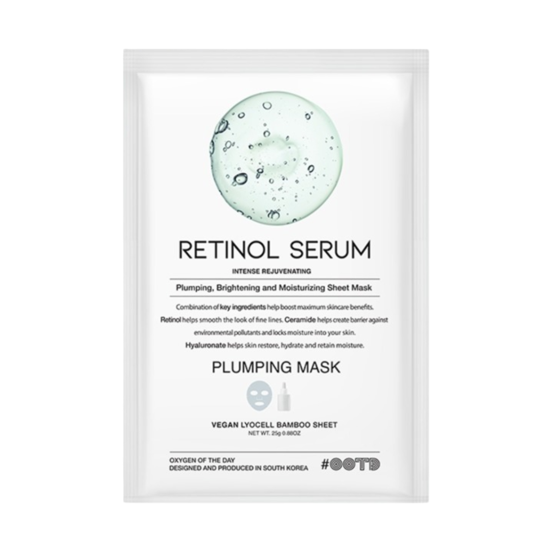 Masca tip servetel pentru luminozitate si fermitate cu retinol, 25g | #OOTD