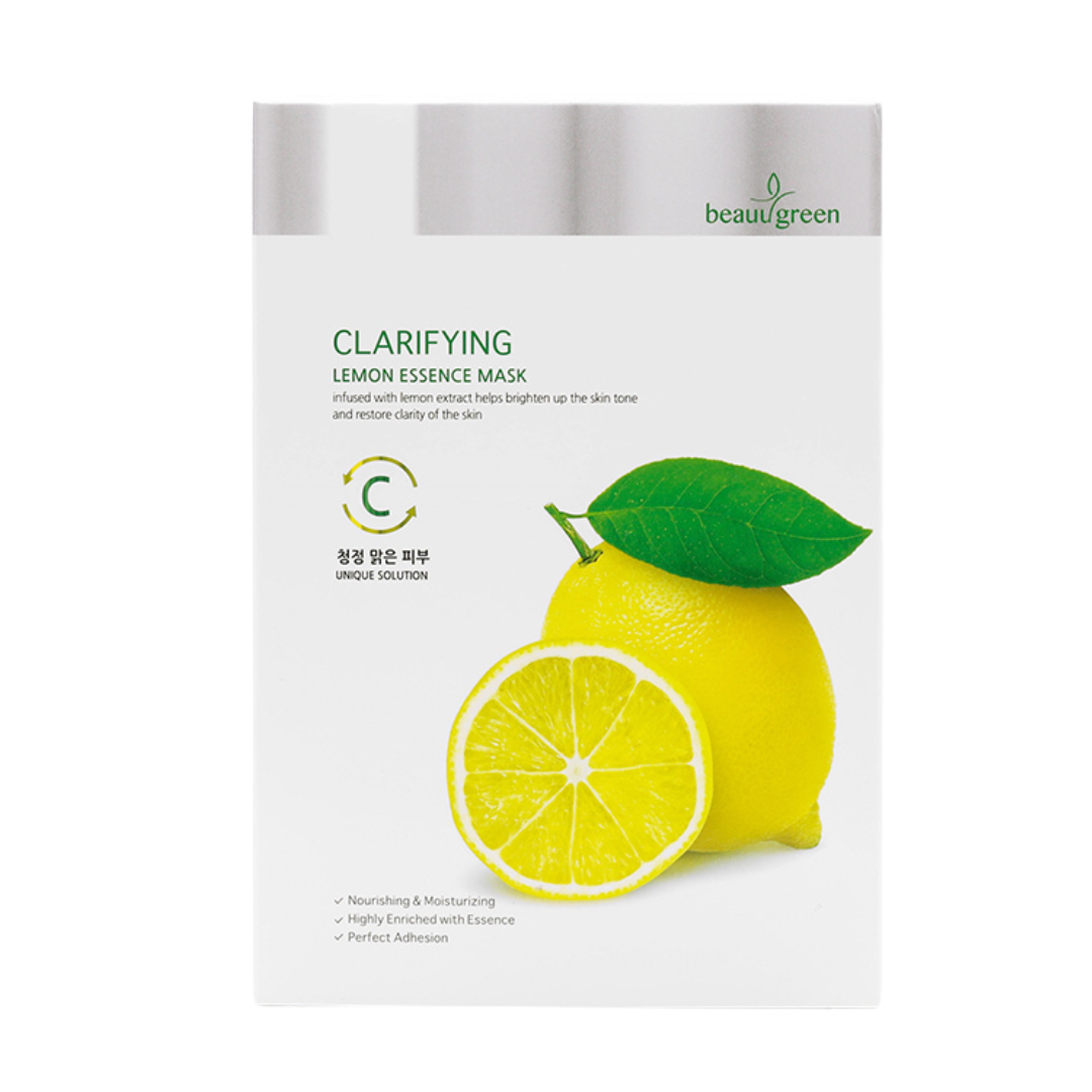 Masca tip servetel purifianta cu lamaie, 23g | Beauugreen