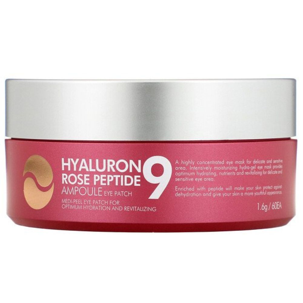 Medi-Peel Hyaluron Rose Peptide 9 Ampoule Eye Patch, 60buc